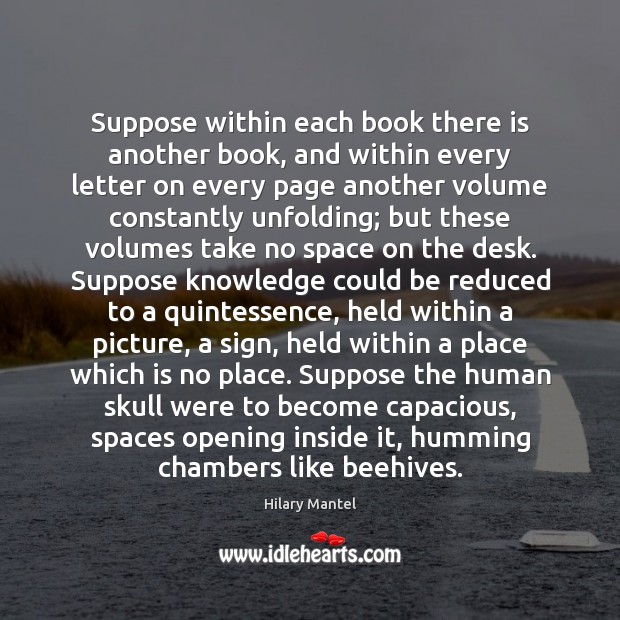 Suppose within each book there is another book, and within every letter Image
