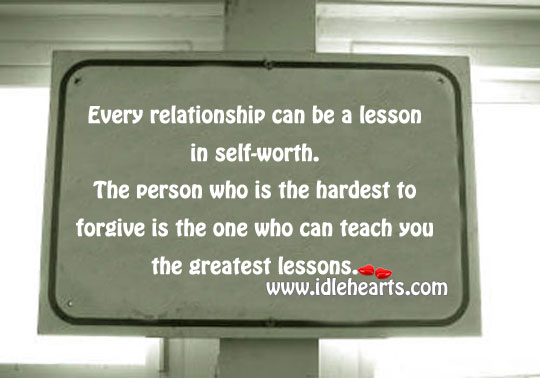 Every relationship can be a lesson Image