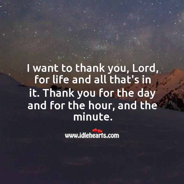 Thank you lord for giving another day to live. Image