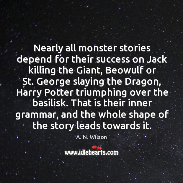 That is their inner grammar, and the whole shape of the story leads towards it. Image