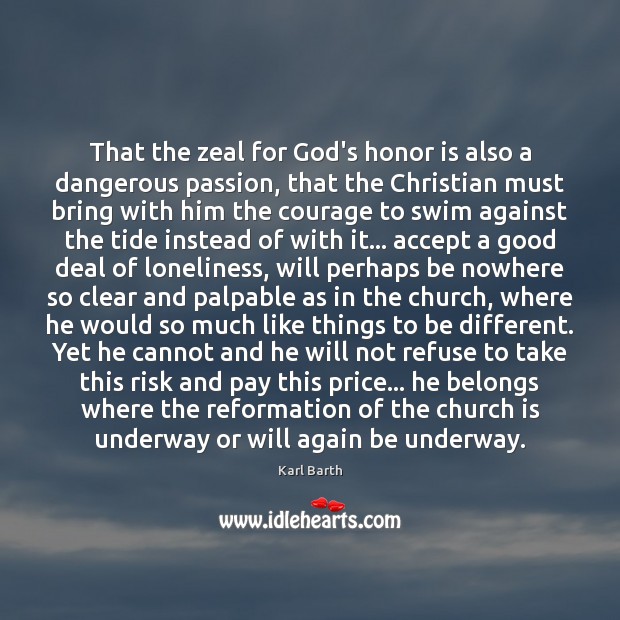 That the zeal for God’s honor is also a dangerous passion, that Image