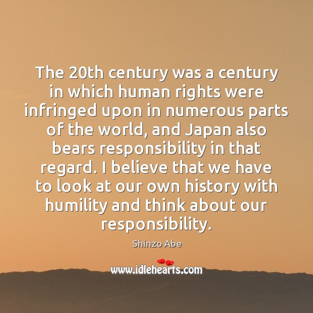 The 20th century was a century in which human rights were infringed Image