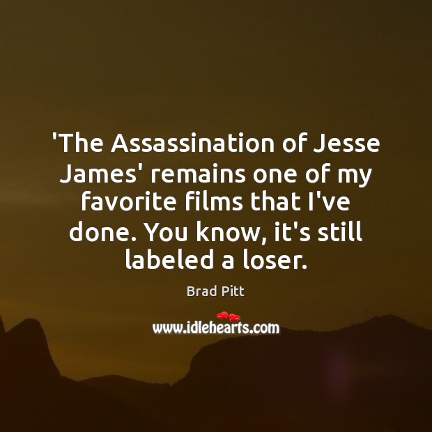 ‘The Assassination of Jesse James’ remains one of my favorite films that Image