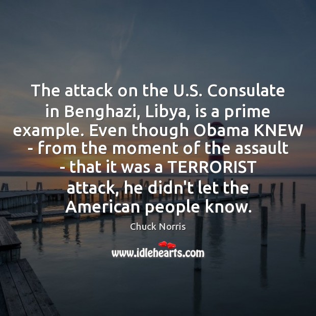 The attack on the U.S. Consulate in Benghazi, Libya, is a Image