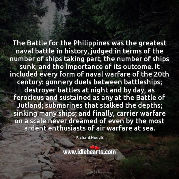 The Battle for the Philippines was the greatest naval battle in history, Image