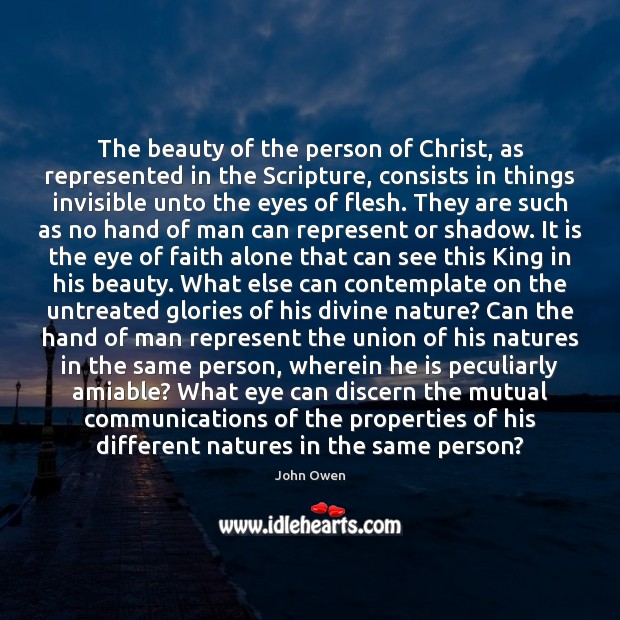 The beauty of the person of Christ, as represented in the Scripture, Image