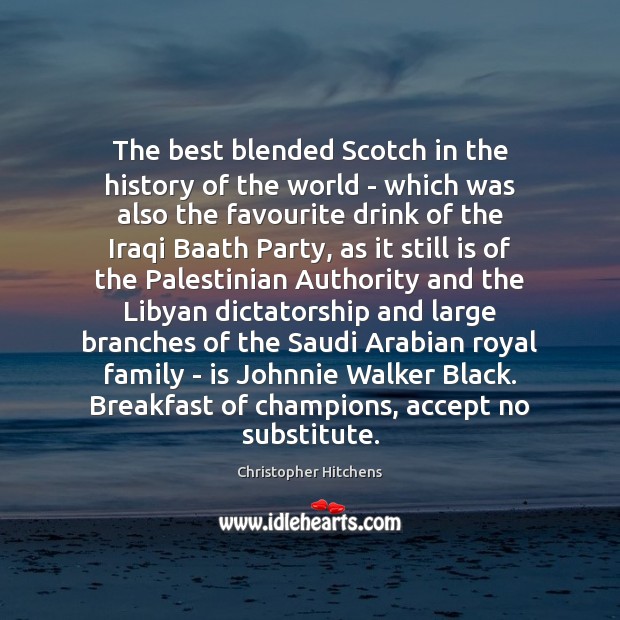 The best blended Scotch in the history of the world – which Image