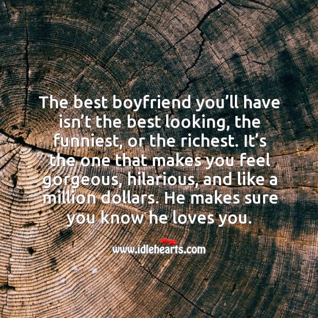 The best boyfriend you’ll have isn’t the best looking Image
