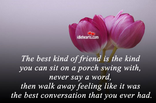 The best kind of friend is Friendship Quotes Image