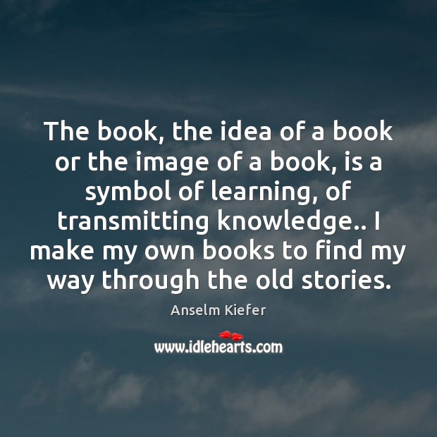 The book, the idea of a book or the image of a Image