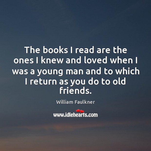 The books I read are the ones I knew and loved when Image