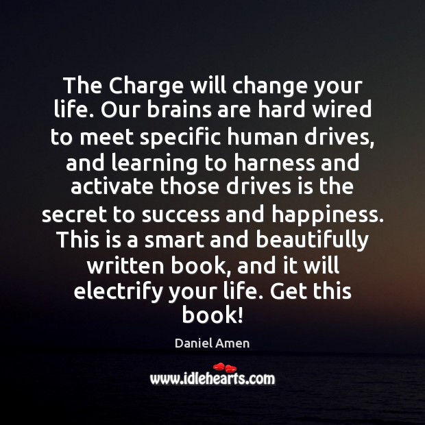 The Charge will change your life. Our brains are hard wired to Image
