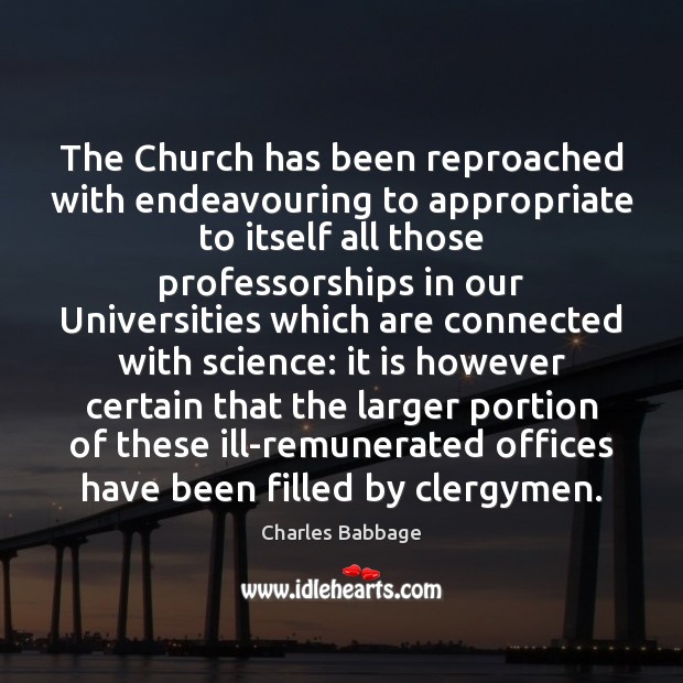 The Church has been reproached with endeavouring to appropriate to itself all Image