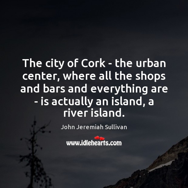 The city of Cork – the urban center, where all the shops Image