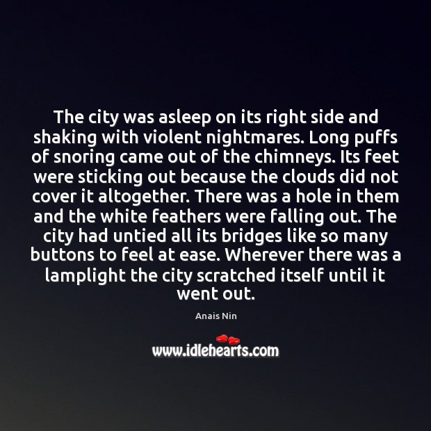 The city was asleep on its right side and shaking with violent Image