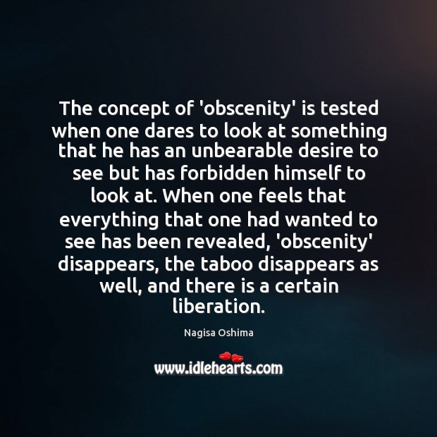 The concept of ‘obscenity’ is tested when one dares to look at Image