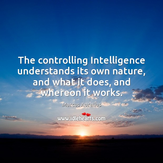 The controlling Intelligence understands its own nature, and what it does, and Image