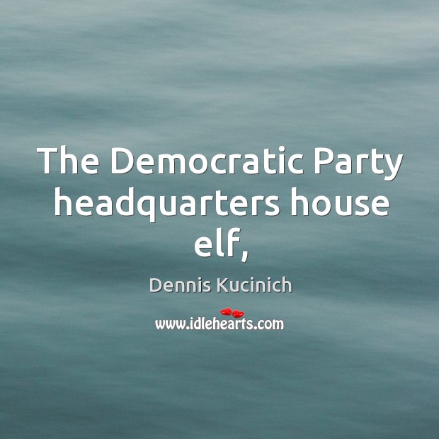 The Democratic Party headquarters house elf, Image
