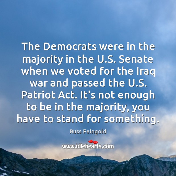 The Democrats were in the majority in the U.S. Senate when Image