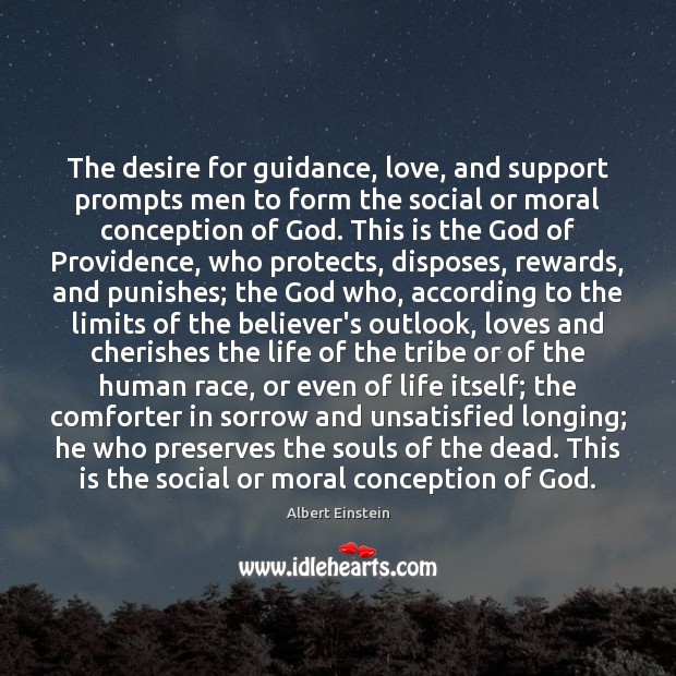 The desire for guidance, love, and support prompts men to form the 