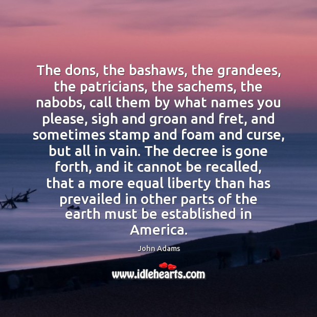 The dons, the bashaws, the grandees, the patricians, the sachems, the nabobs, Image