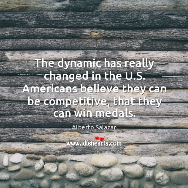 The dynamic has really changed in the u.s. Americans believe they can be competitive, that they can win medals. Image