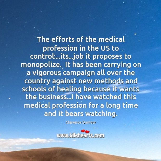 The efforts of the medical profession in the US to control:…its… Image