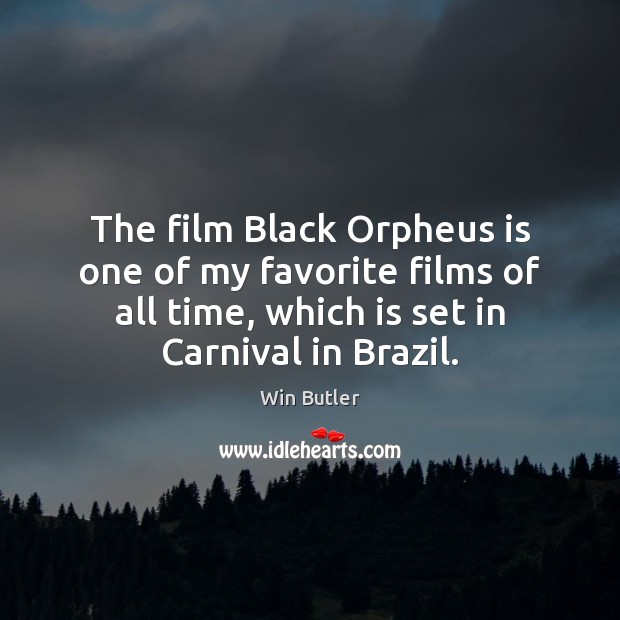 The film Black Orpheus is one of my favorite films of all Image