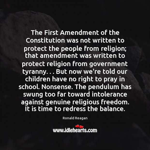 The First Amendment of the Constitution was not written to protect the Image