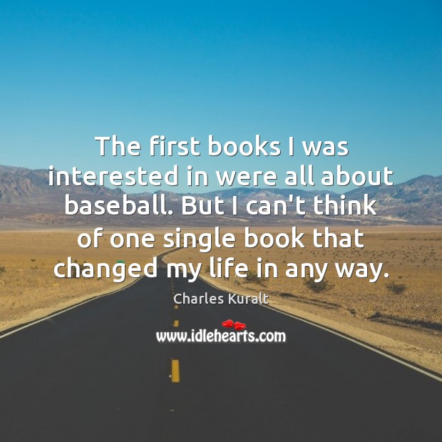The first books I was interested in were all about baseball. But Image