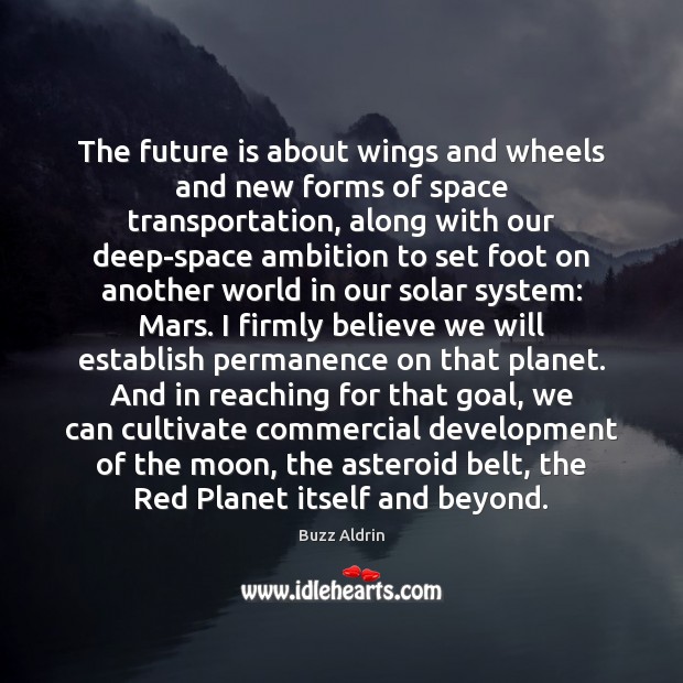 The future is about wings and wheels and new forms of space Image