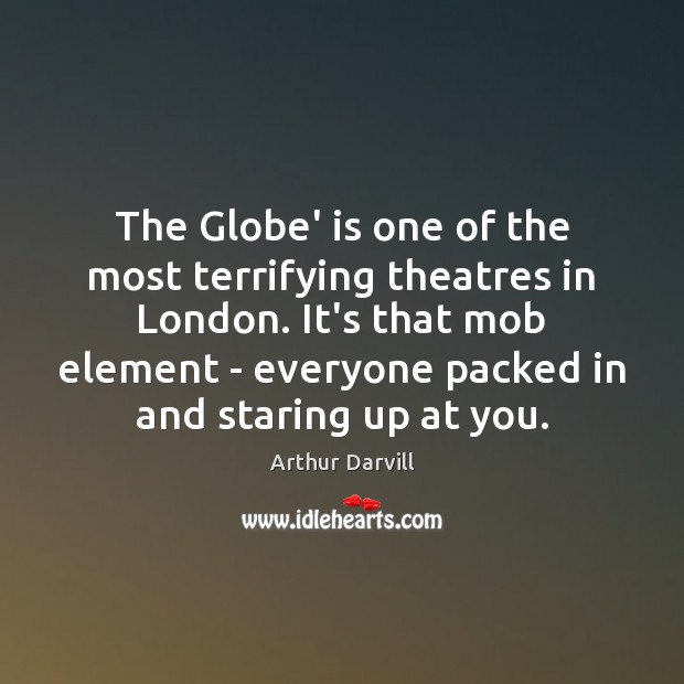 The Globe’ is one of the most terrifying theatres in London. It’s Image