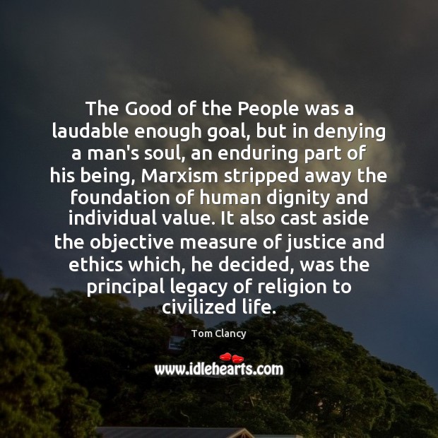 The Good of the People was a laudable enough goal, but in Image