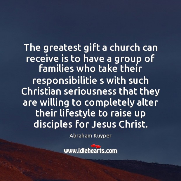 The greatest gift a church can receive is to have a group 