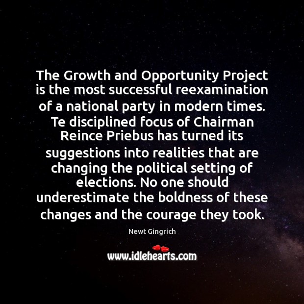 The Growth and Opportunity Project is the most successful reexamination of a Boldness Quotes Image