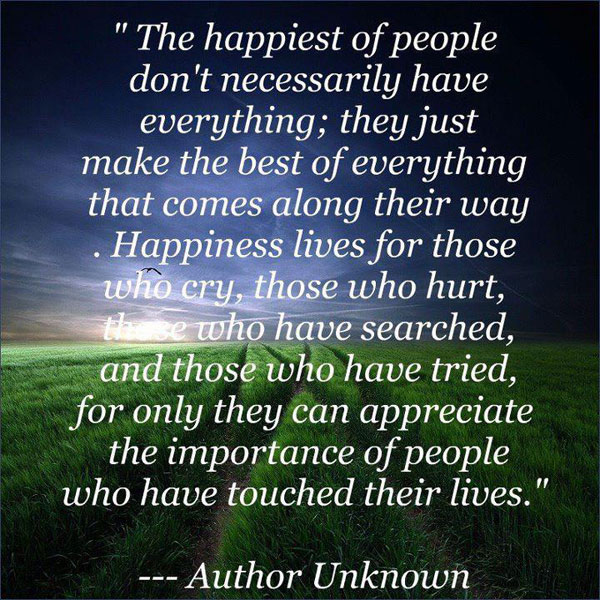 The happiest of people make the best of everything People Quotes Image