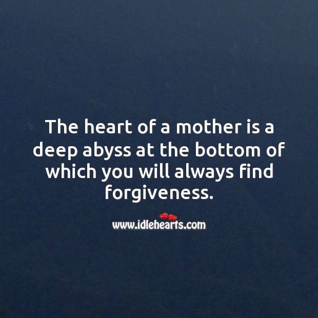 The heart of a mother is a deep abyss Mother’s Day Messages Image