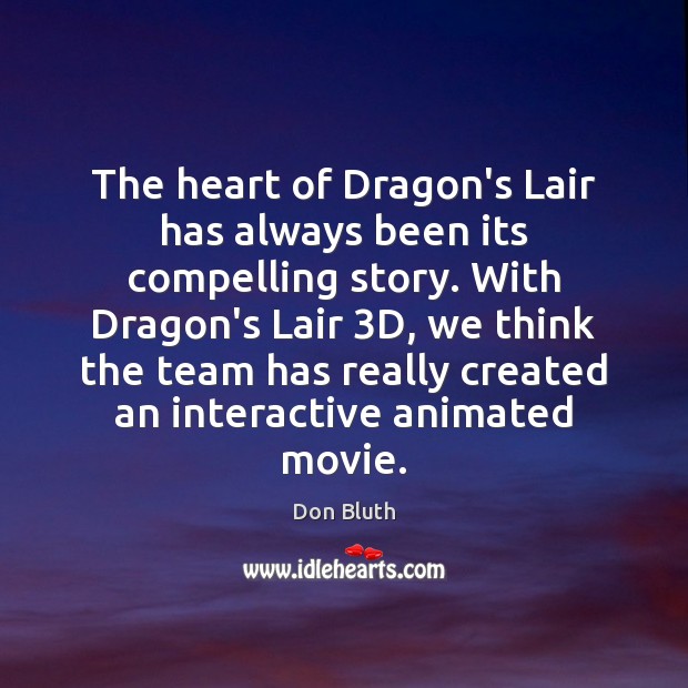 The heart of Dragon’s Lair has always been its compelling story. With Image