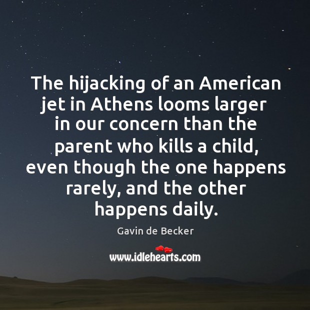 The hijacking of an American jet in Athens looms larger in our Image