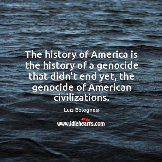 The history of America is the history of a genocide that didn’t Image