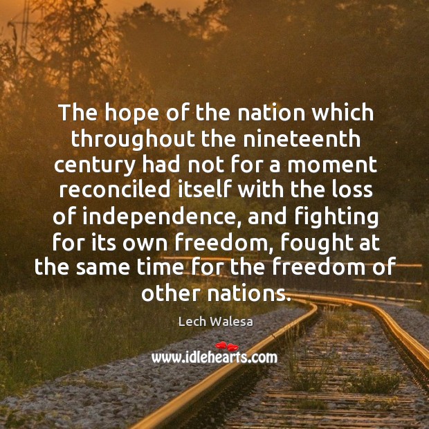 The hope of the nation which throughout the nineteenth Image