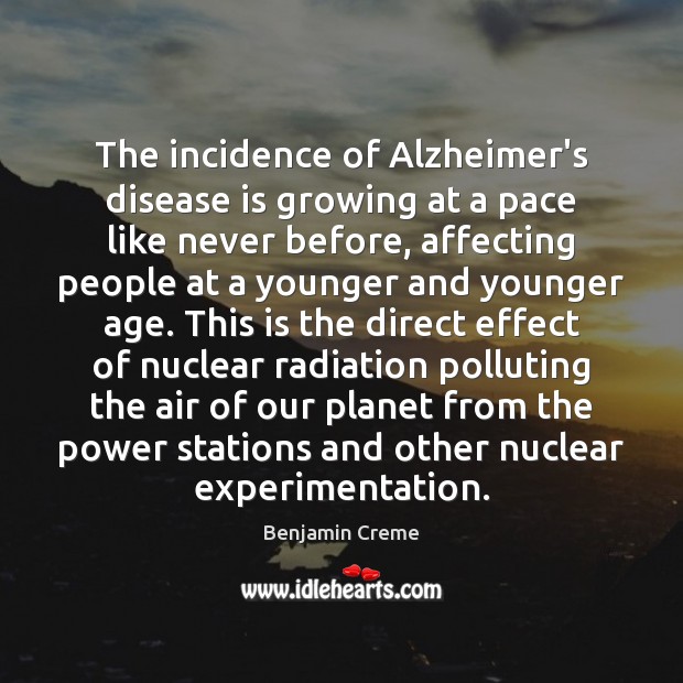 The incidence of Alzheimer’s disease is growing at a pace like never Image