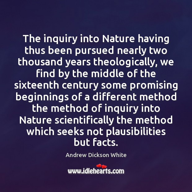 The inquiry into Nature having thus been pursued nearly two thousand years Image