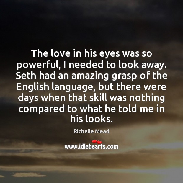 The love in his eyes was so powerful, I needed to look Image