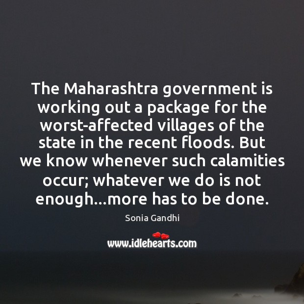 The Maharashtra government is working out a package for the worst-affected villages Image