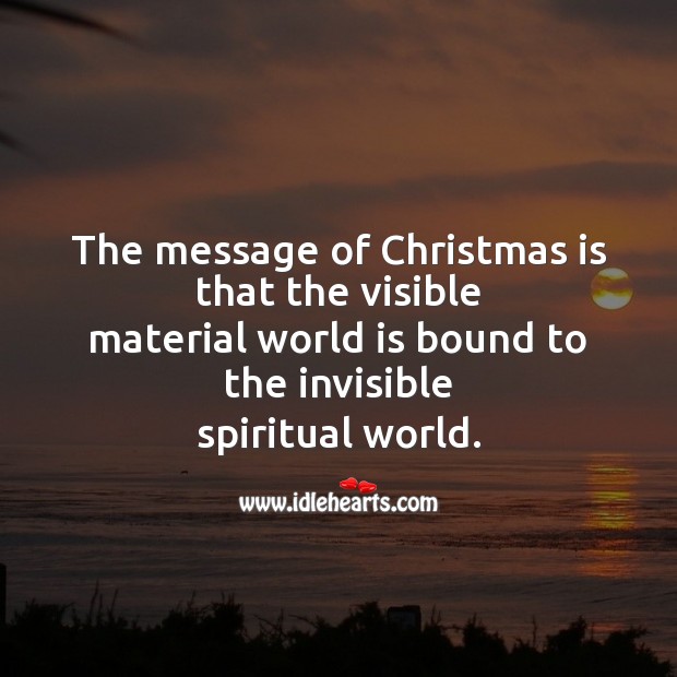 The message of christmas Christmas Quotes Image