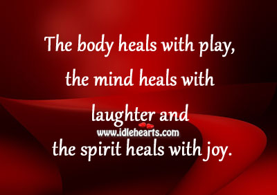 The mind heals with laughter Image