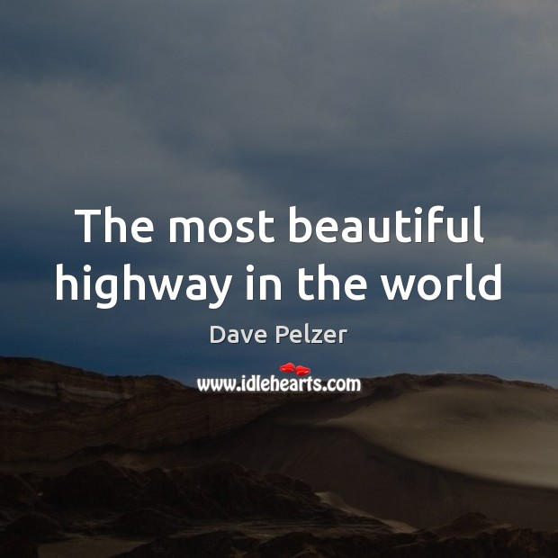 The most beautiful highway in the world Image