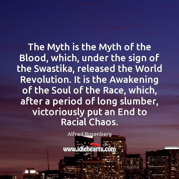 The Myth is the Myth of the Blood, which, under the sign Image