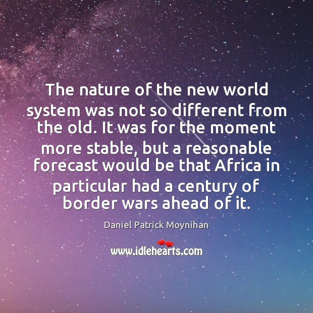 The nature of the new world system was not so different from Image